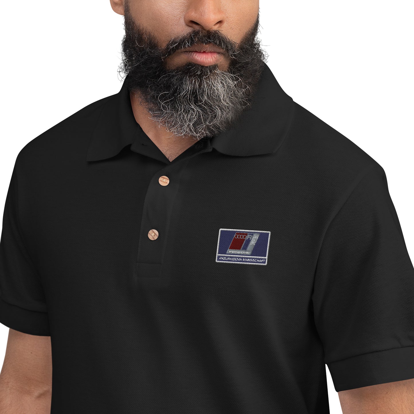 VINTAGE RS MANNSCHAFT Embroidered Polo Shirt